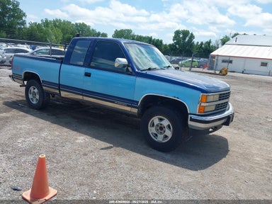 1988 GMC K2500 blue pickup gasoline 1GTFK24K2JZ534609 photo #1