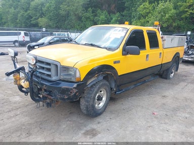 2002 FORD F-350 LARIAT/XL/XLT Orange  Diesel 1FTSW31F82EA52722 photo #3