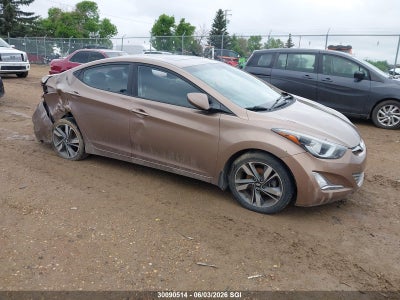 HYUNDAI ELANTRA 2015. Lot# 30090514. VIN KMHDH4AH6FU300127. Photo 1
