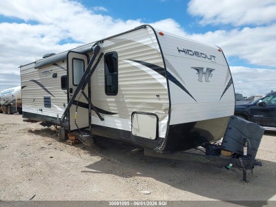 KEYSTONE HIDEOUT 2019. Lot# 30091095. VIN 4YDT26L28KN247860. Photo 1