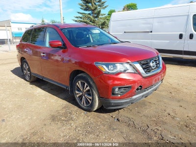 NISSAN PATHFINDER 2017. Lot# 30091800. VIN 5N1DR2MM1HC696437. Photo 1