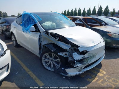 TESLA MODEL Y 2022. Lot# 40020986. VIN 7SAYGDEE8NF542632. Photo 1