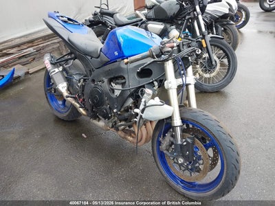 SUZUKI GSX-R600 2006. Lot# 40067184. VIN JS1GN7DA962108958. Photo 1