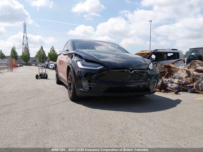 TESLA MODEL X 2018. Lot# 40067293. VIN 5YJXCBE2XJF105031. Photo 1