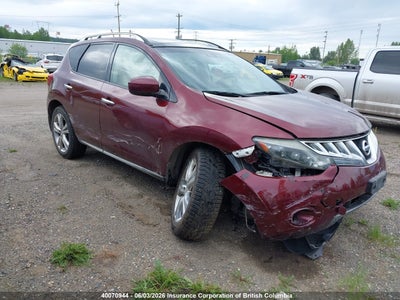 NISSAN MURANO 2009. Lot# 40070944. VIN JN8AZ18W09W120498. Photo 1