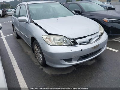 HONDA CIVIC 2005. Lot# 40072027. VIN 2HGES16655H028799. Photo 1