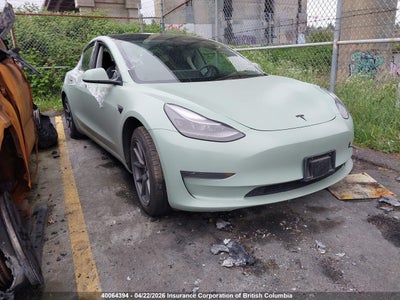 TESLA MODEL 3 2022. Lot# 40064394. VIN 5YJ3E1EA5NF151575. Photo 1
