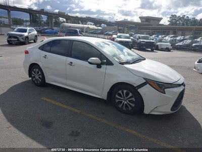 TOYOTA COROLLA HYBRID 2022. Lot# 40072730. VIN JTDBBMBE7N3501850. Photo 1