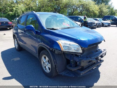 CHEVROLET TRAX 2015. Lot# 40072790. VIN 3GNCJRSBXFL117729. Photo 1