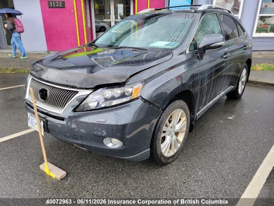 LEXUS RX 2010. Lot# 40072963. VIN JTJBC1BA7A2405559. Photo 1