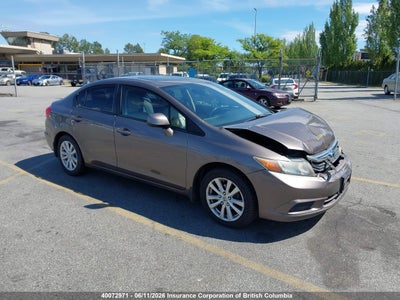 HONDA CIVIC 2012. Lot# 40072971. VIN 2HGFB2F96CH021779. Photo 1