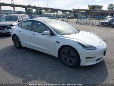 TESLA MODEL 3 2021. Lot# 40073169. VIN 5YJ3E1EA8MF907608. Photo 1