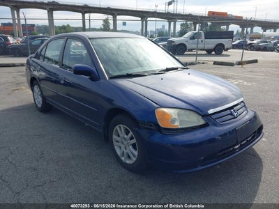 HONDA CIVIC 2001. Lot# 40073293. VIN 2HGES16621H940882. Photo 1