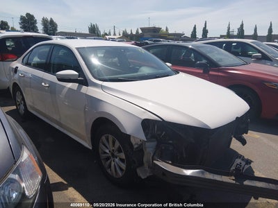 VOLKSWAGEN PASSAT 2013. Lot# 40069110. VIN 1VWAH7A36DC004523. Photo 1