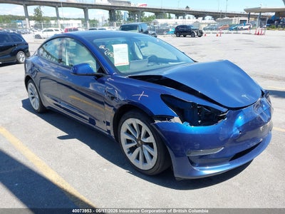 TESLA MODEL 3 2021. Lot# 40073953. VIN 5YJ3E1EA8MF081195. Photo 1