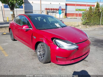 TESLA MODEL 3 2018. Lot# 40074003. VIN 5YJ3E1EA4JF103852. Photo 1
