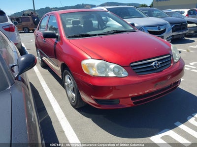TOYOTA COROLLA 2003. Lot# 40074413. VIN 2T1BR32E73C748263. Photo 1