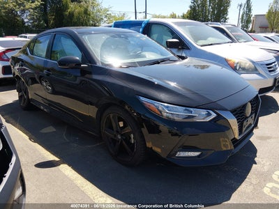 2022 Nissan Sentra VIN 3N1AB8DV1NY205040, IAAI stock 40074391 photo 1