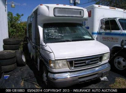 2004 FORD CUTAWAY VAN E350 SUPER DUTY for Auction IAA