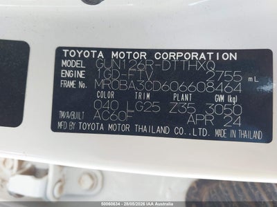 Vehicle Details - Stock #: 50060634 - 2024 Toyota Hilux 2.8 Turbo