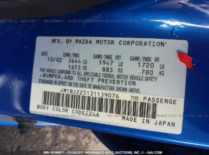 2003 MAZDA PROTEGE for Auction - IAA