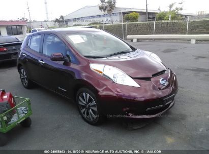 Used Nissan Leaf For Sale Salvage Auction Online Iaa