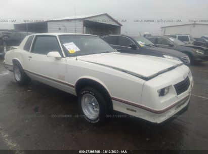 used 1987 chevrolet monte carlo for sale salvage auction online iaa 1987 chevrolet monte carlo for sale