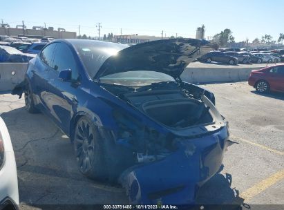 7SAYGDEF7NF488569 TESLA MODEL Y 2022 Photo 1