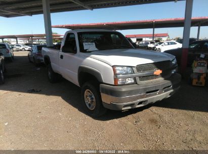 2003 CHEVROLET SILVERADO 2500HD C2500 HEAVY DUTY for Auction - IAA