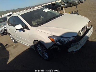 2013 Subaru Impreza white vin: JF1GPAG68D2832244