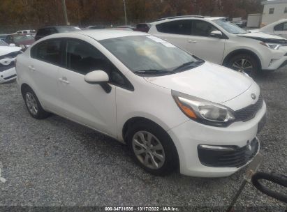 2016 Kia Rio white vin: KNADM4A37G6557515