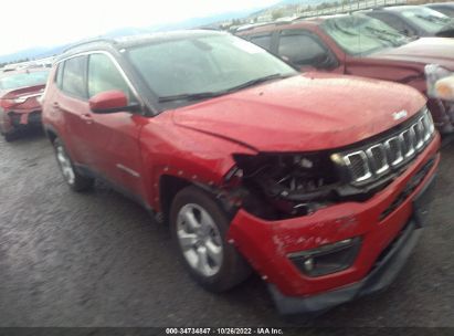 2020 Jeep Compass red vin: 3C4NJDBB4LT166425