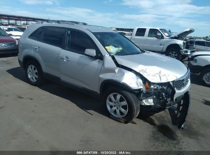 2013 Kia Sorento silver vin: 5XYKT4A24DG423168