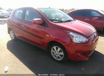 2014 Mitsubishi Mirage red vin: ML32A4HJXEH014459