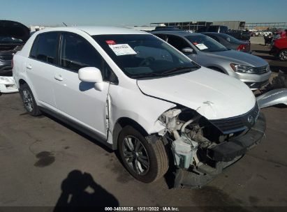 2008 Nissan Versa white vin: 3N1BC11E68L419990