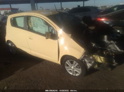 2013 Chevrolet Spark yellow vin: KL8CB6S98DC578088