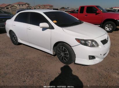 2009 Toyota Corolla white vin: 1NXBU40E79Z065669