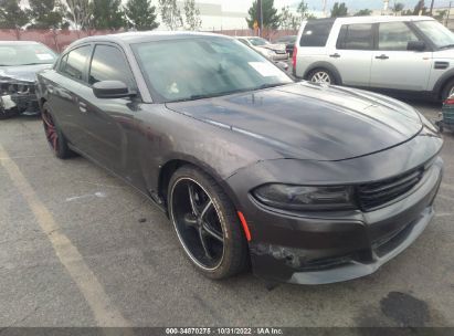 2016 Dodge Charger brown vin: 2C3CDXHG9GH258202