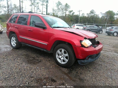 2010 Jeep Grand cherokee red vin: 1J4PR4GKXAC135855