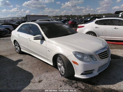 2012 Mercedes-benz E-class white vin: WDDHF2EB8CA599855