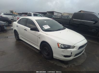 2010 Mitsubishi Lancer white vin: JA32U1FU7AU009672