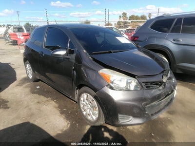 2014 Toyota Yaris gray vin: VNKJTUD34EA006657