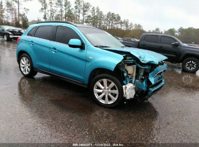 2013 Mitsubishi Outlander sport blue vin: 4A4AP4AU3DE017711