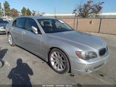 2006 BMW 750 VIN: WBAHN83586DT62327