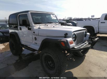 2002 JEEP WRANGLER SAHARA for Auction - IAA