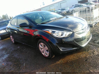 2016 HYUNDAI ELANTRA VIN: KMHDH4AE6GU628350
