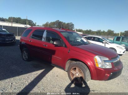 red 2005 chevy equinox