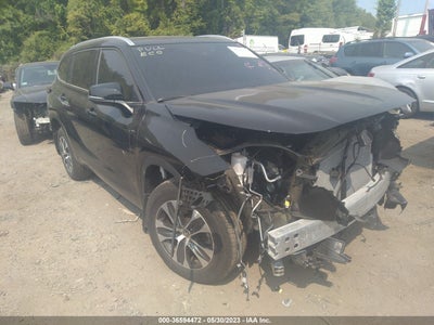 2022 TOYOTA HIGHLANDER XLE VIN: 5TDGZRBH6NS215592
