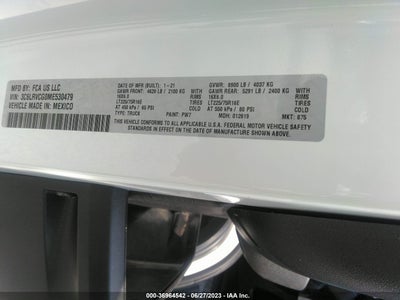 RAM PROMASTER 2500