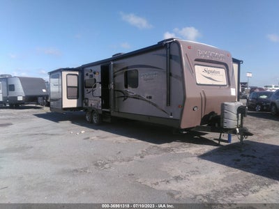 FOREST RIVER ROCKWOOD SIGNATURE 2014. Lot# 36981318. VIN 4X4TRLJ26E1856659. Photo 1